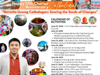 Catbalogan-charter anniversary