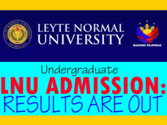 lnu admissions