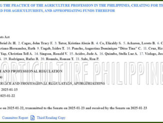 Philippine Agriculturist Act